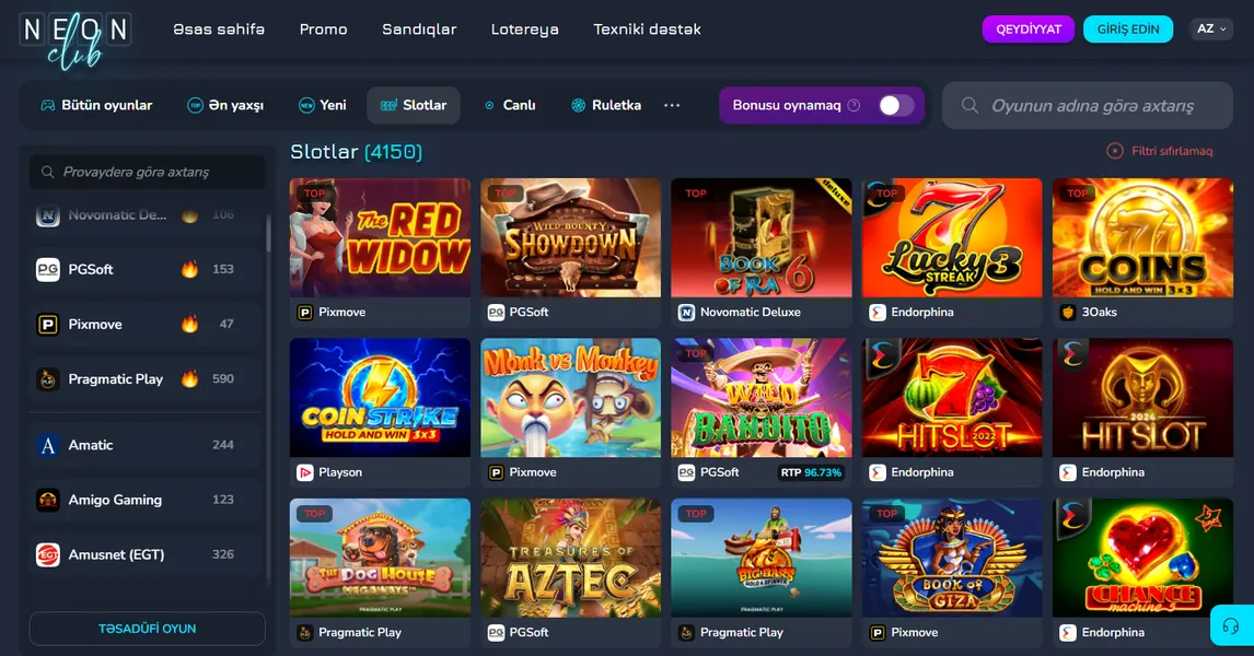 Slot oyunları: bonusların əsas hədəfi